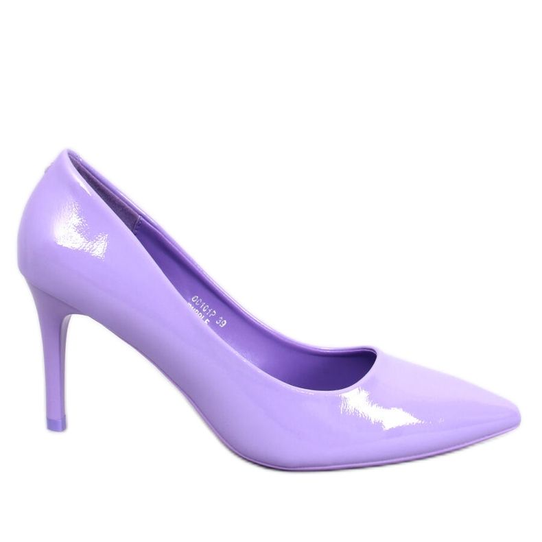 Charlotte Purple lakatut stiletto-pumput violetti