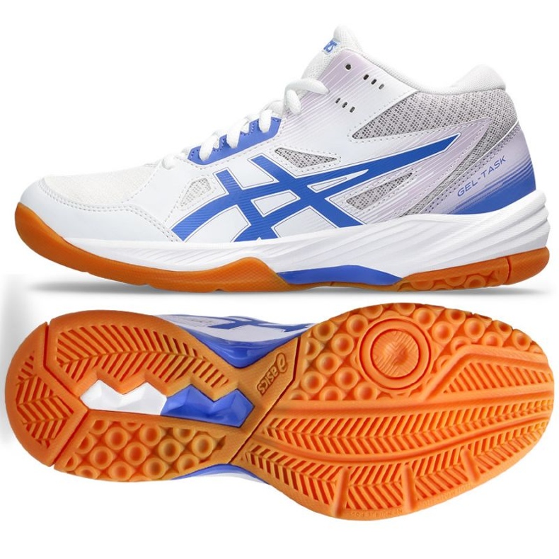 Asics Gel-Task Mt 3 W lentopallokengät 1072A081-104 valkoinen