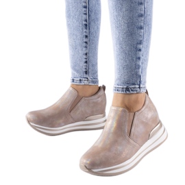 Vaaleanpunaiset Alquippa wedge -lenkkarit vaaleanpunainen