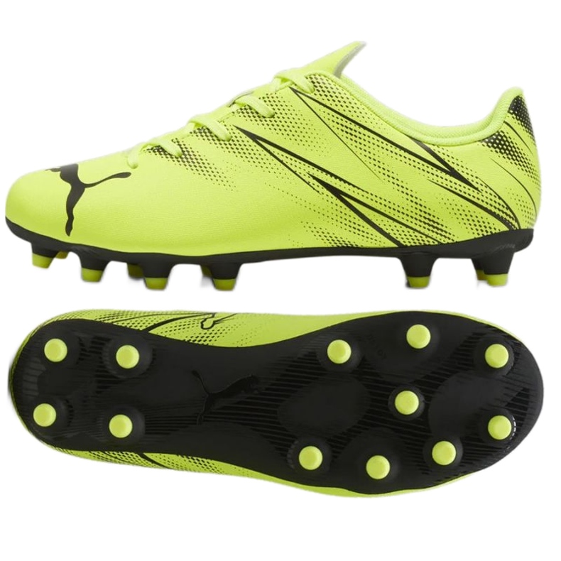 Puma Attacanto FG/AG Jr kengät 107480 07 keltainen