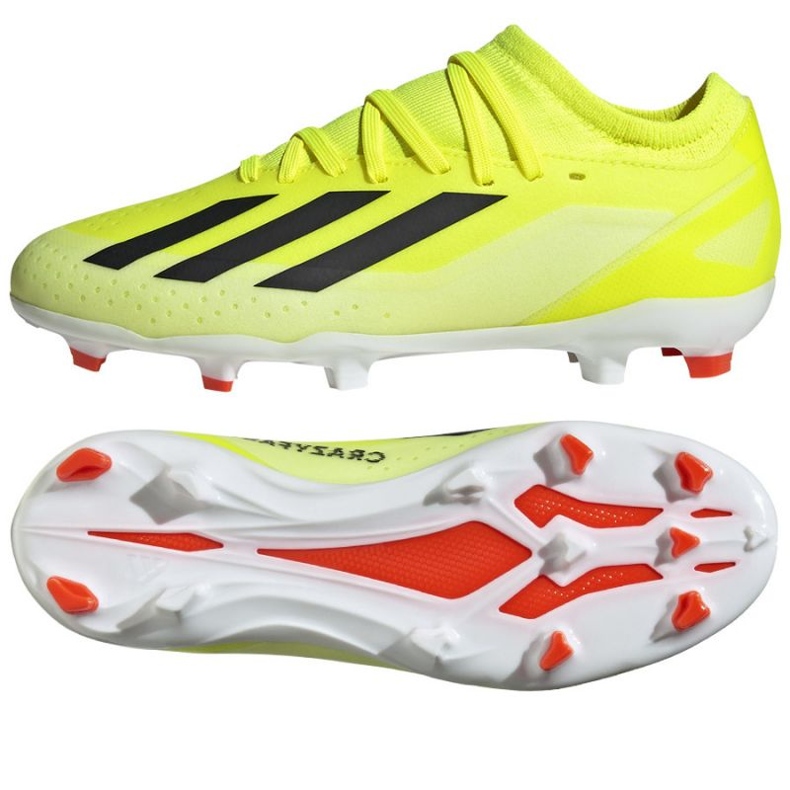 Adidas X Crazyfast League Fg Jr IF0691 kengät keltainen