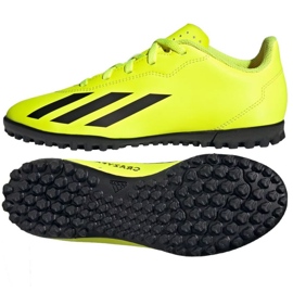 Adidas X Crazyfast Club Tf Jr IF0707 kengät keltainen