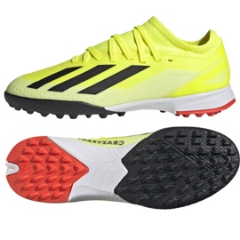 Adidas X Crazyfast League Tf Jr IF0681 kengät keltainen