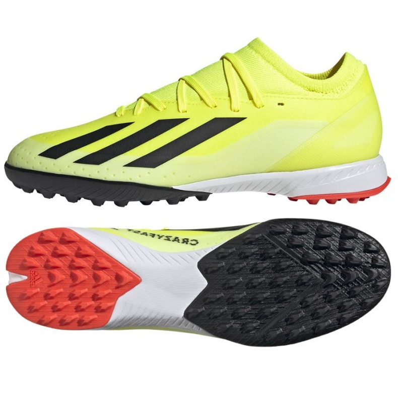 Adidas X Crazyfast League Tf M IF0698 kengät keltainen