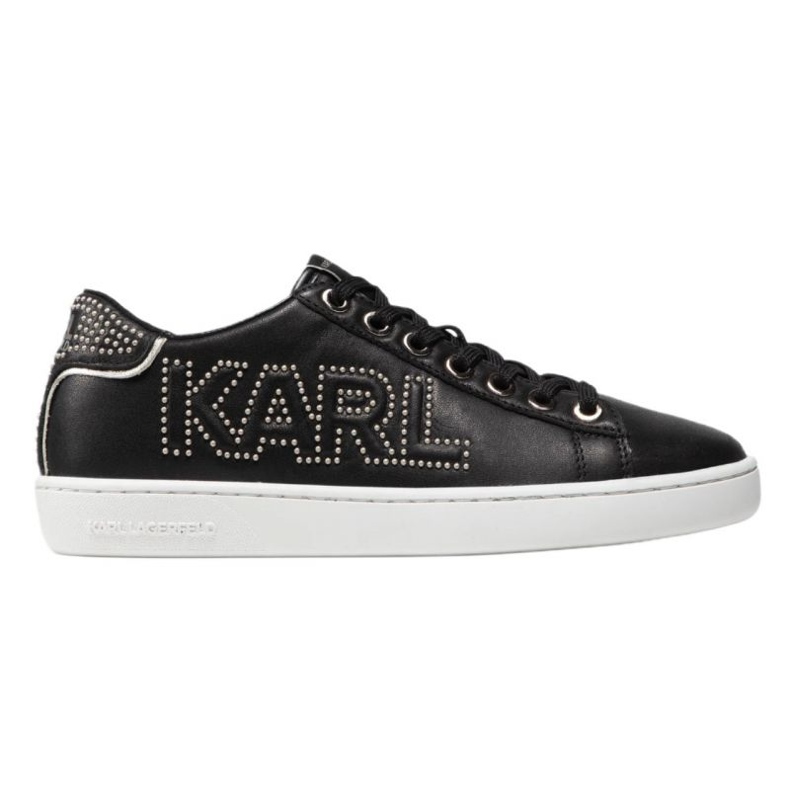 Karl Lagerfeld Karl Lagefeld Kupsole Ii Karl Mikrostud Logo W KL61221 kengät musta