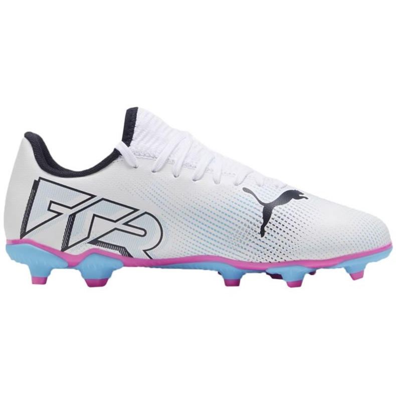 Puma Future 7 Play FG/AG Jr 107734 01 jalkapallokengät valkoinen