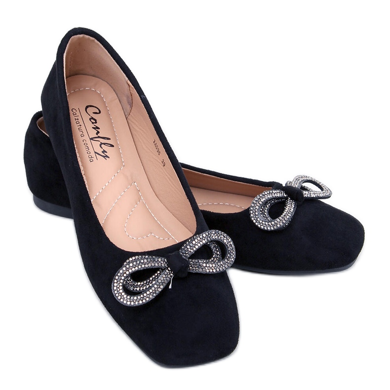 Serna Nero jousi mokkanahkaa balettia musta