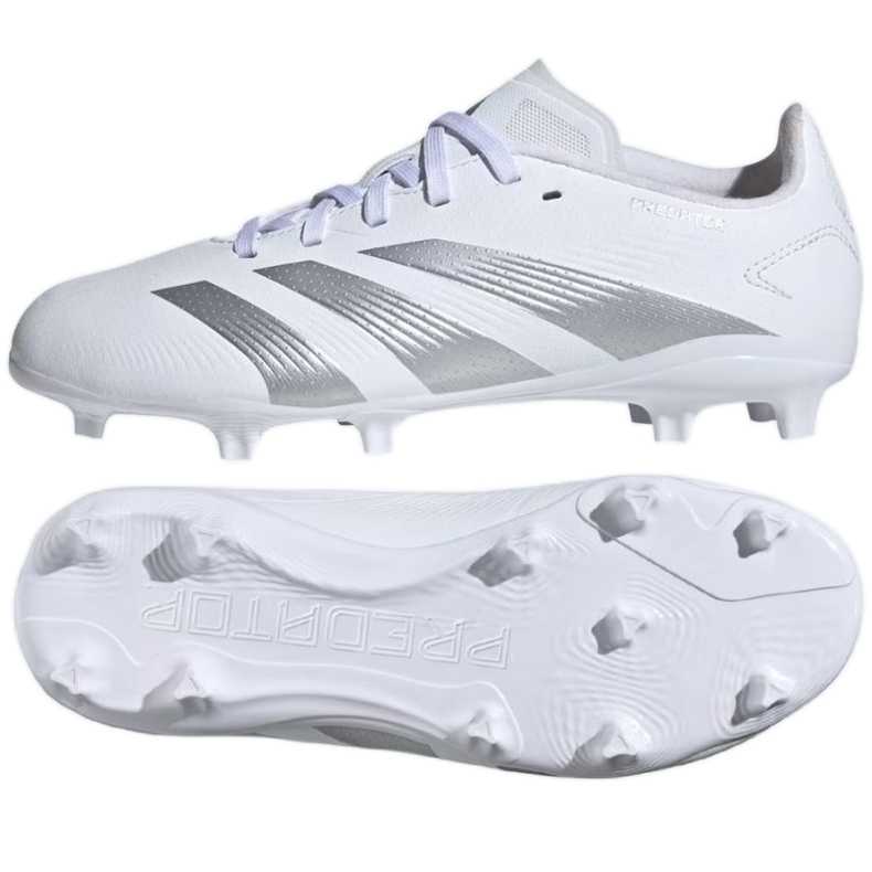Adidas Predator League L Jr Fg IG7749 jalkapallokengät valkoinen
