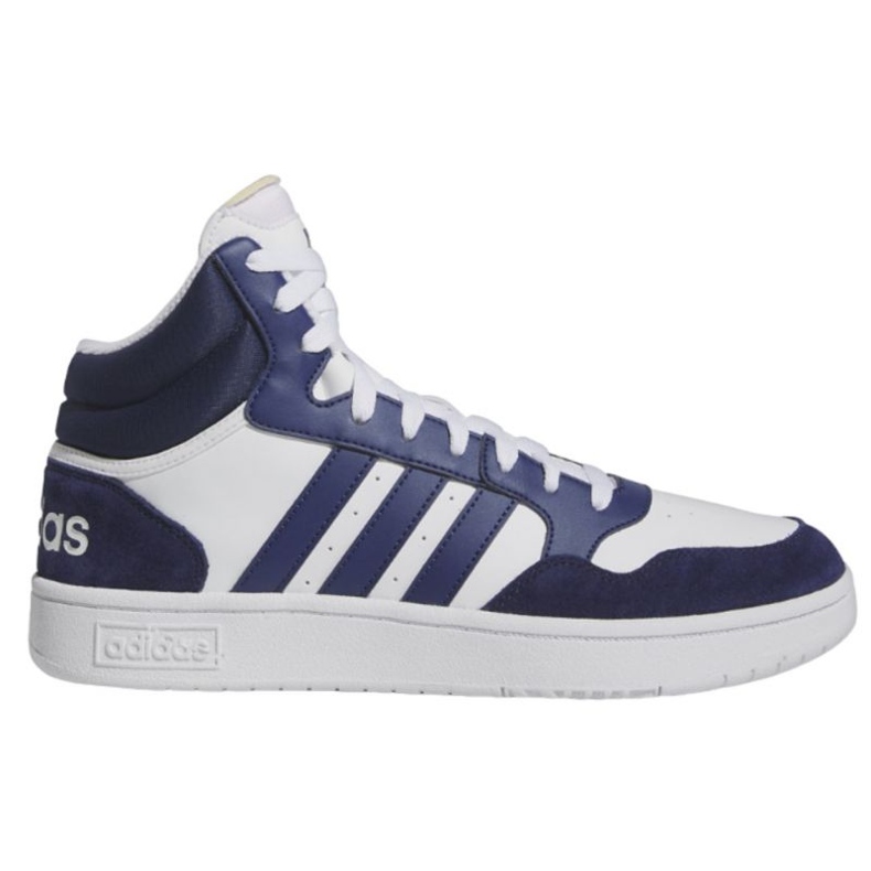 Adidas Hoops 3.0 Mid M IG1432 kengät valkoinen
