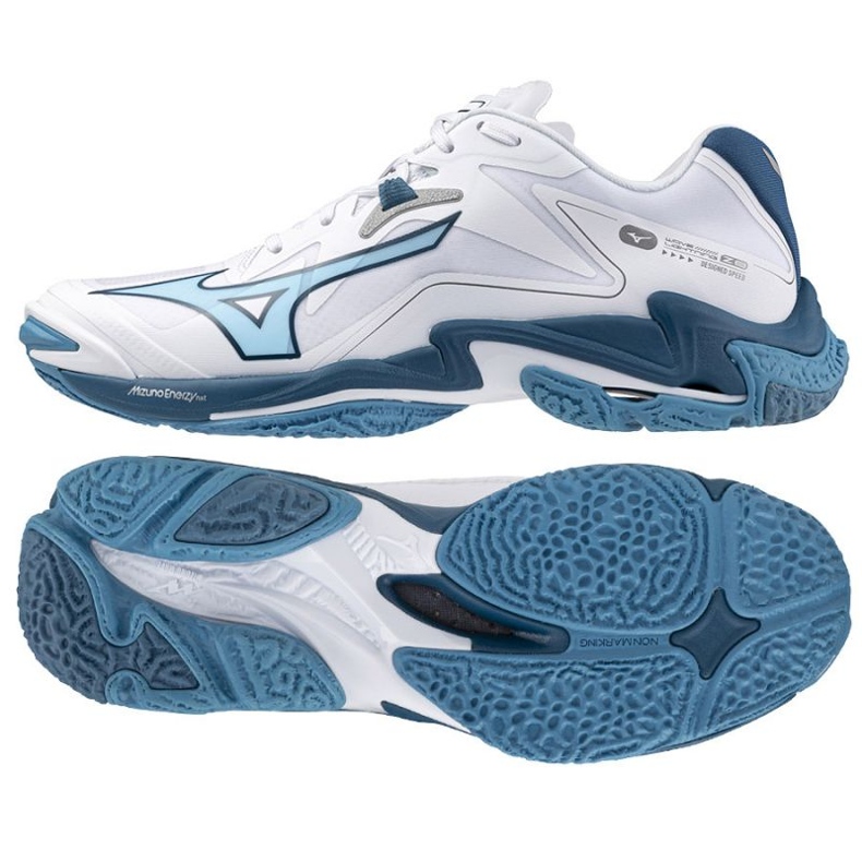 Mizuno Wave Lightning Z8 M V1GA240021 lentopallokengät valkoinen