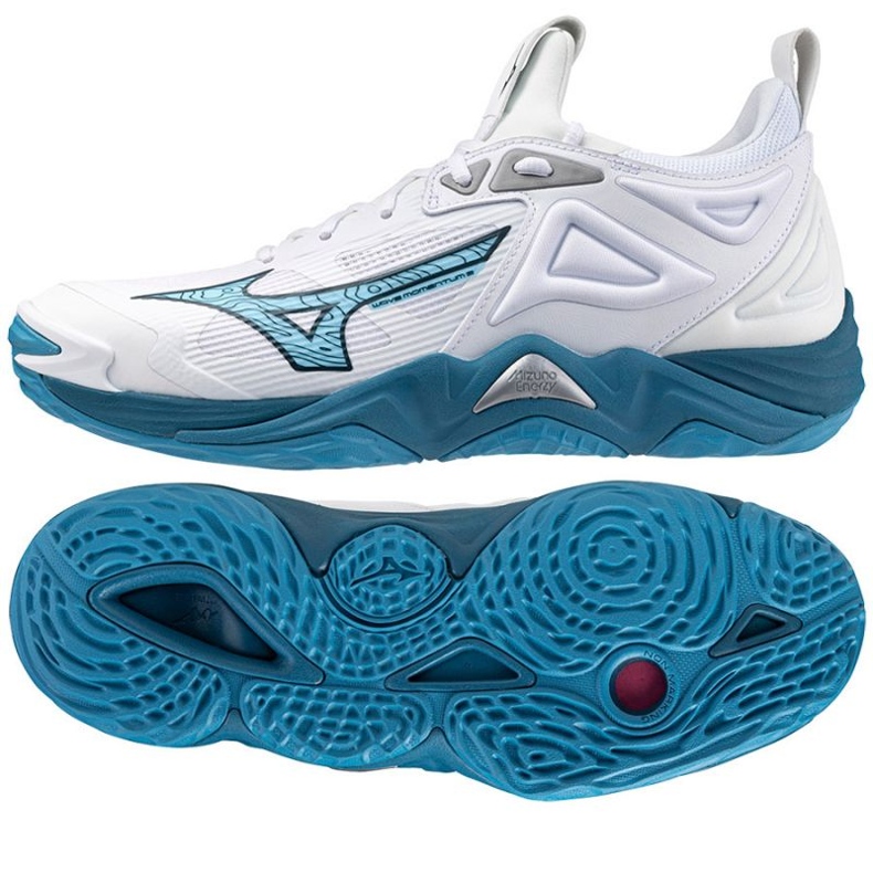 Mizuno Wave Momentum 3 M V1GA231221 lentopallokengät valkoinen