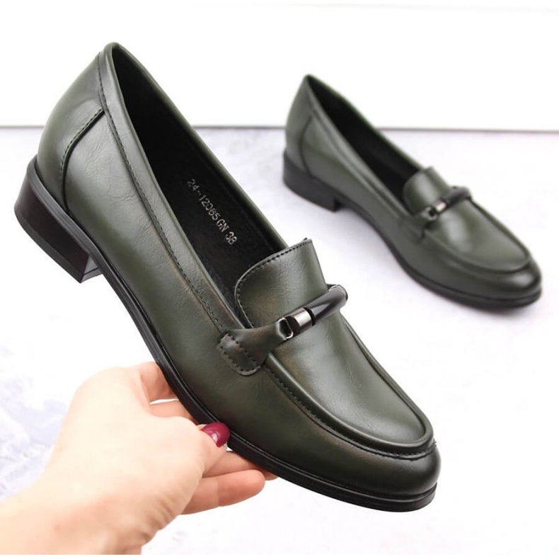 Potocki W WOL204C matalakorkoiset kengät, vihreä