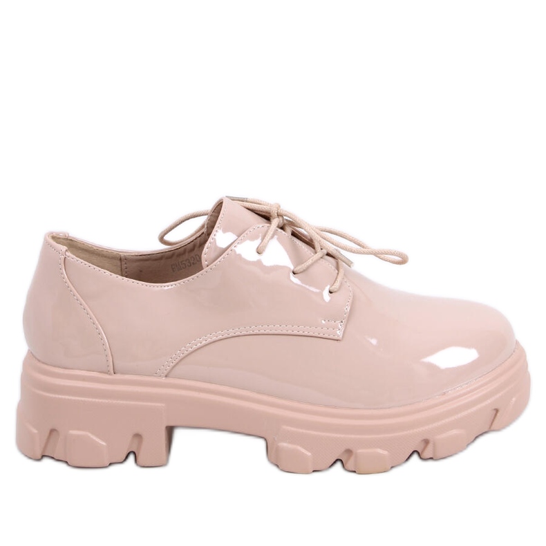 Pragma Nude korkeapohjaiset loaferit beige