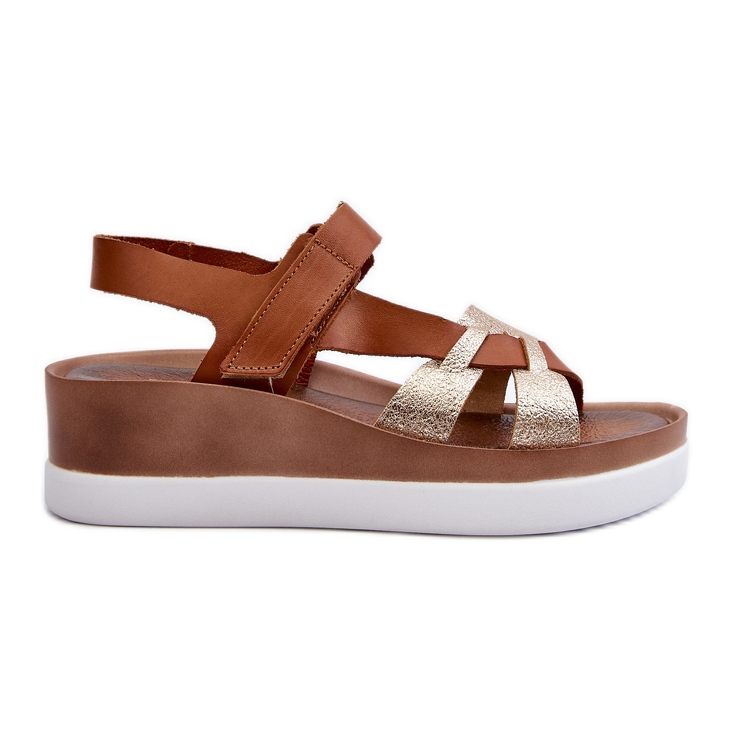 Zazoo 40397 Naisten nahkasandaalit, ruskea