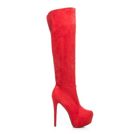 Comer Mokkanahkaiset saappaat punainen