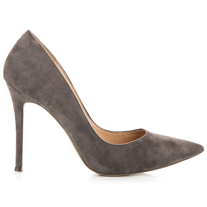 Vices Mokkanahkaiset korkokengät harmaa