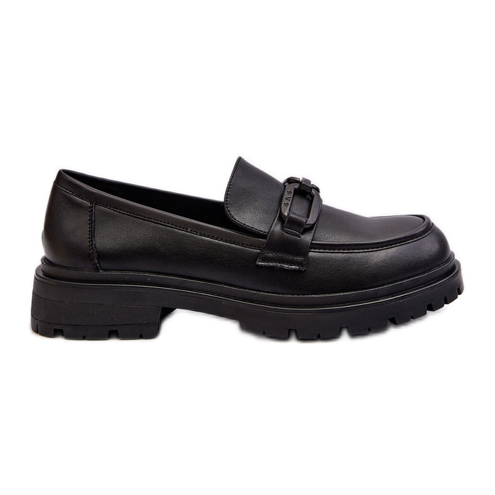 Vinceza Naisten luonnonnahkaiset mokasiinit, musta Imbleria