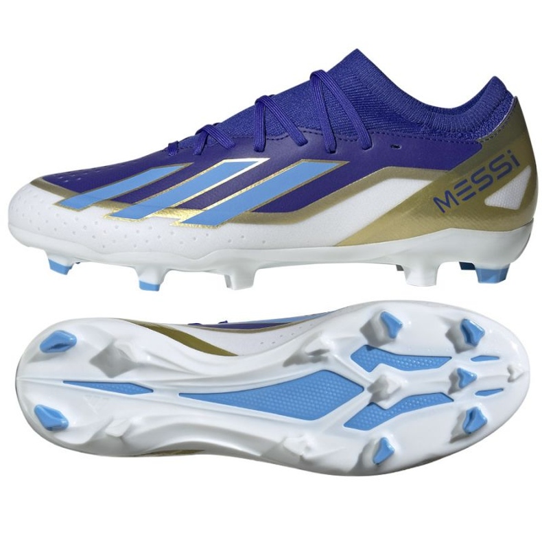 Adidas X Crazyfast League Messi Fg ID0712 kengät sininen