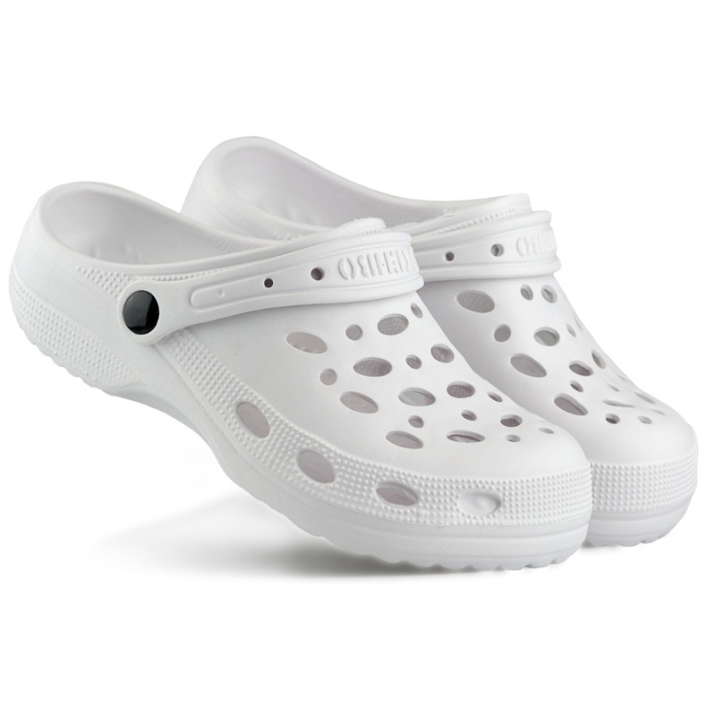 Valkoiset Kroksy-varvastossut valkoinen