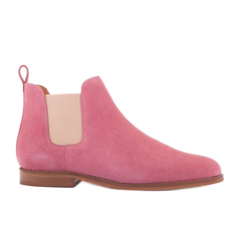 Marco Shoes Iggy Pink Chelsean saappaat vaaleanpunainen