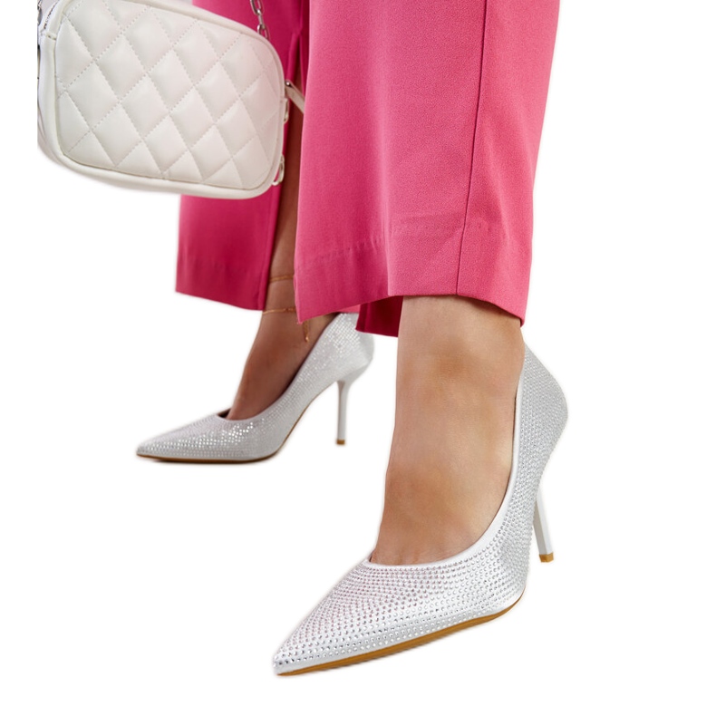 Liena hopeiset korkokengät hopea