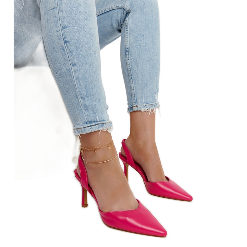 Pink Fontanile avokorkokengät vaaleanpunainen