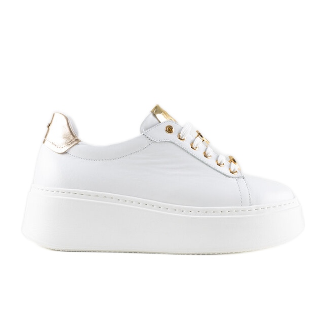 Karinon valkoiset nahkalenkkarit valkoinen