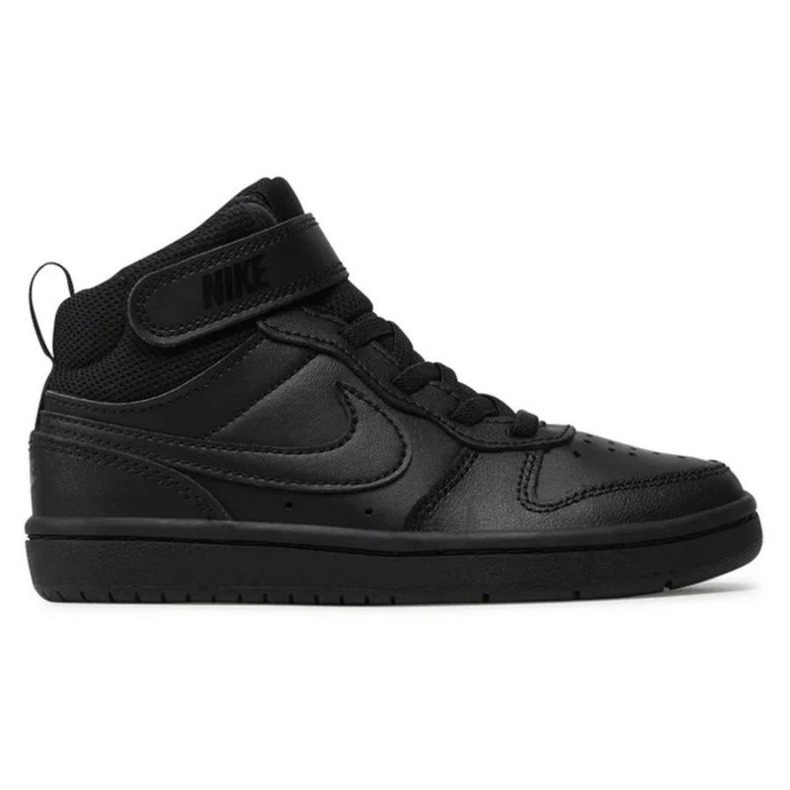 Nike Court Borough Mid 2 Jr CD7783-001 kengät musta