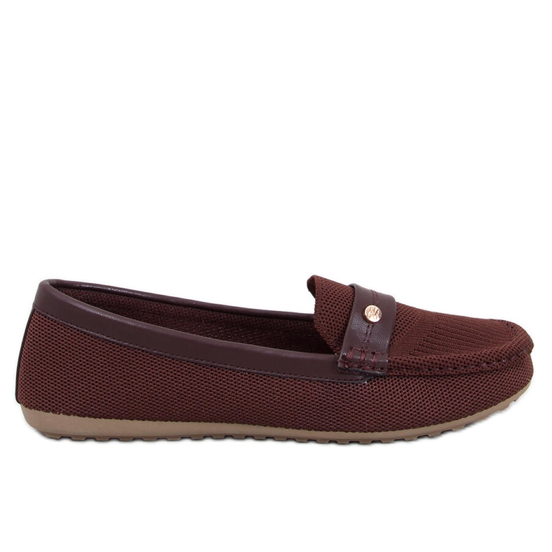 Yuriko Marrone pehmeät naisten mokasiinit ruskea