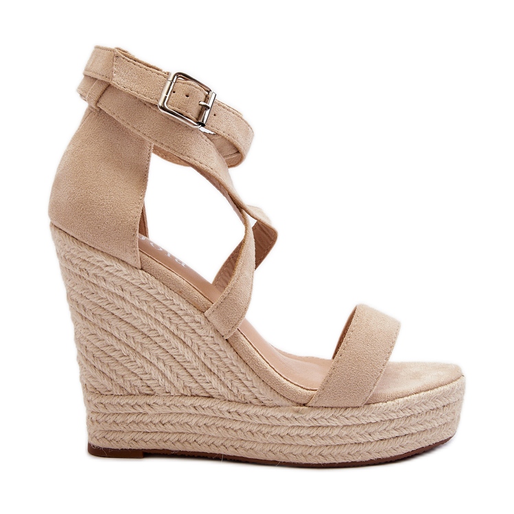 Beige Salthe kiila sandaalit punos