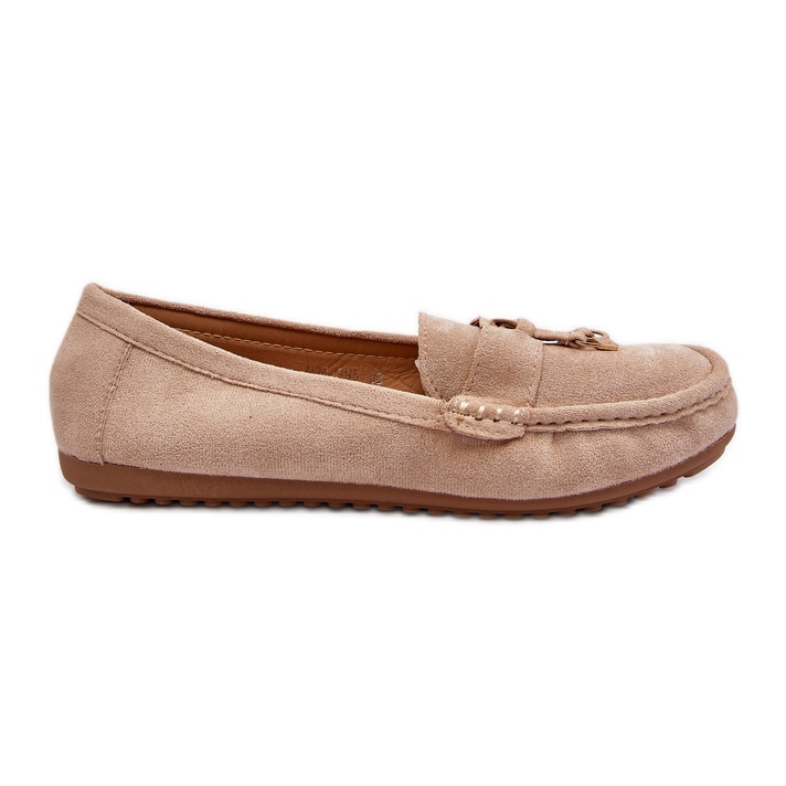 Naisten mokkanahka Classic Moccasins Beige Ontala