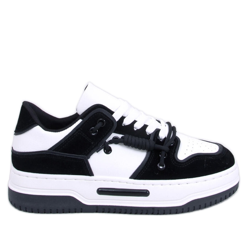 Clavell Black korkeapohjaiset lenkkarit musta