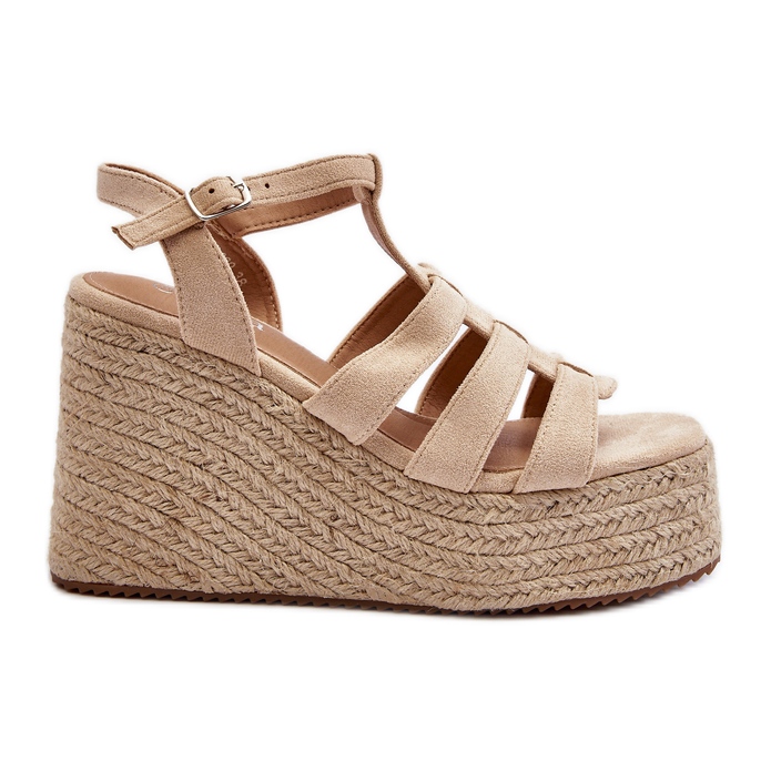 Beige Gnosis kiila sandaalit punos