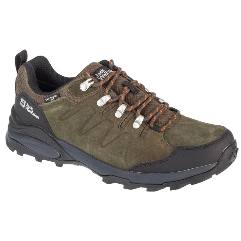 Jack Wolfskin Refugio Texapore Low M -kengät 4049851-4287 vihreä