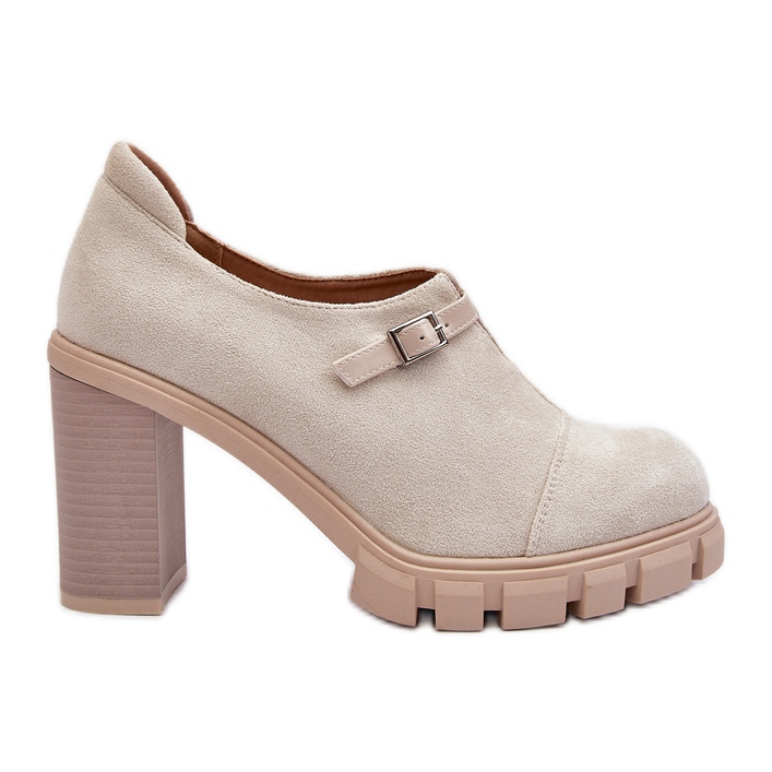 Jezzi Naisten korkokengät, vaalea beige Tauina