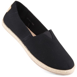Potocki W WOL218A espadrillit, mustat