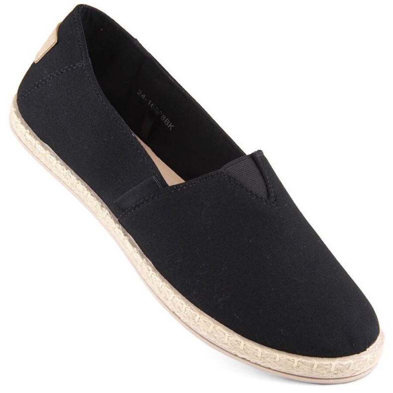 Potocki W WOL218A espadrillit, mustat