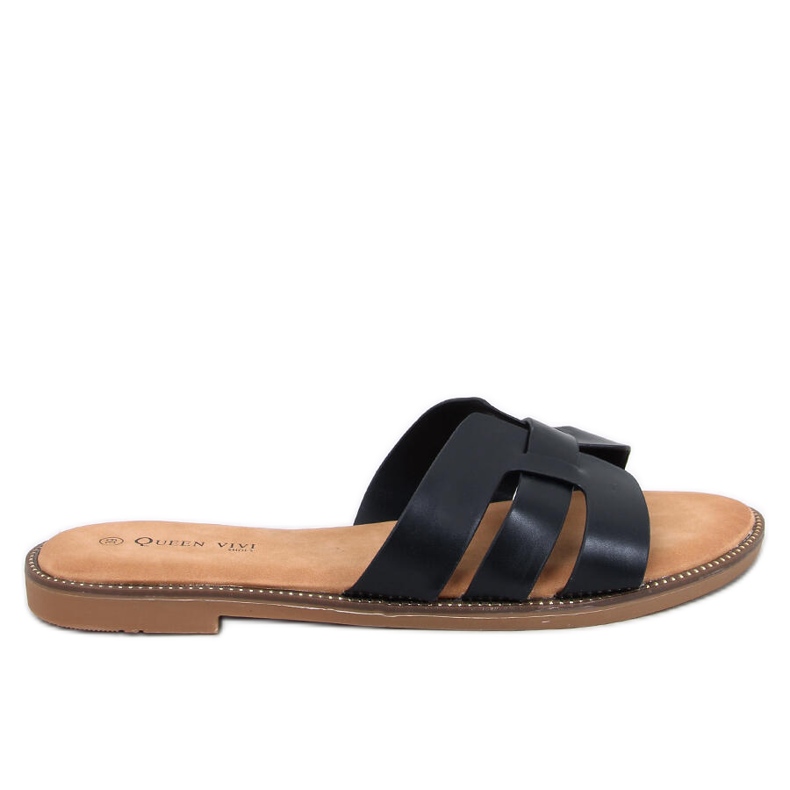 Charnes Black naisten varvastossut musta