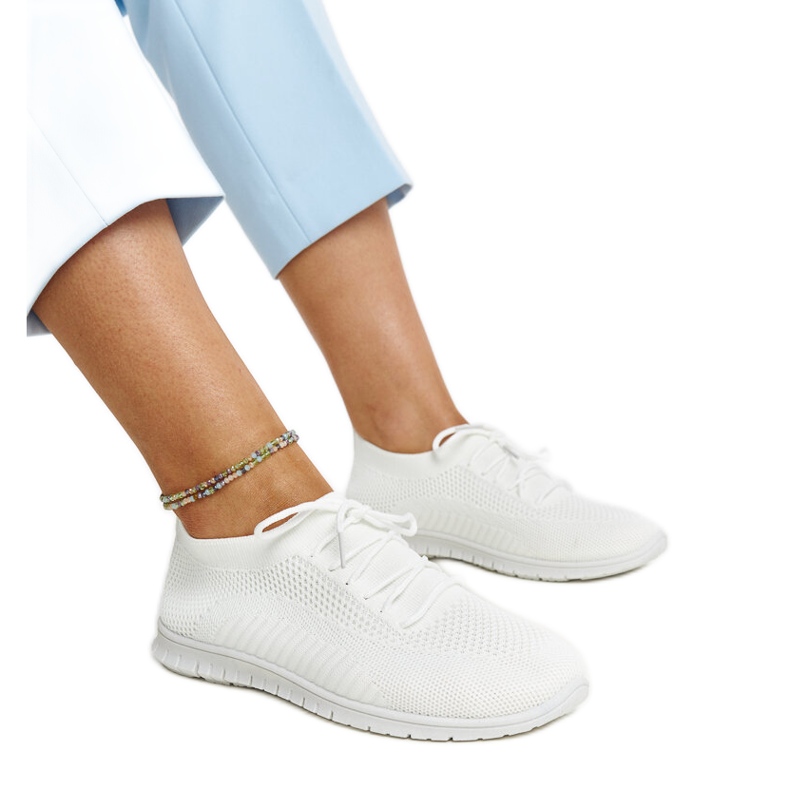 Zahira valkoiset kankaiset lenkkarit valkoinen