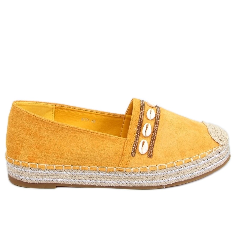 Ocean Yellow -kuoriset espadrillit keltainen