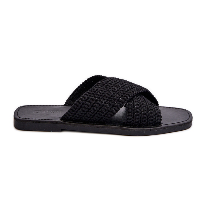 Naisten litteät tossut Big Star NN274077 musta