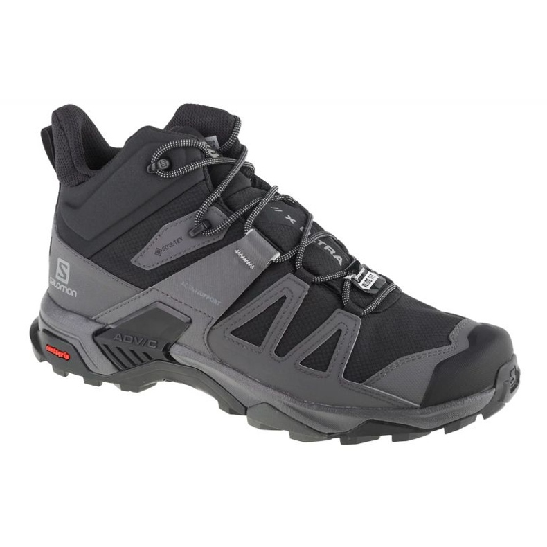 Salomon X Ultra 4 Mid Wide Gtx -kengät 412946 musta