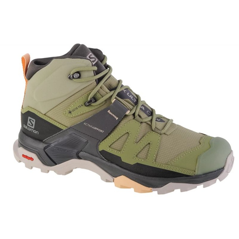 Salomon X Ultra 4 Mid Gtx -kengät 416251 vihreä