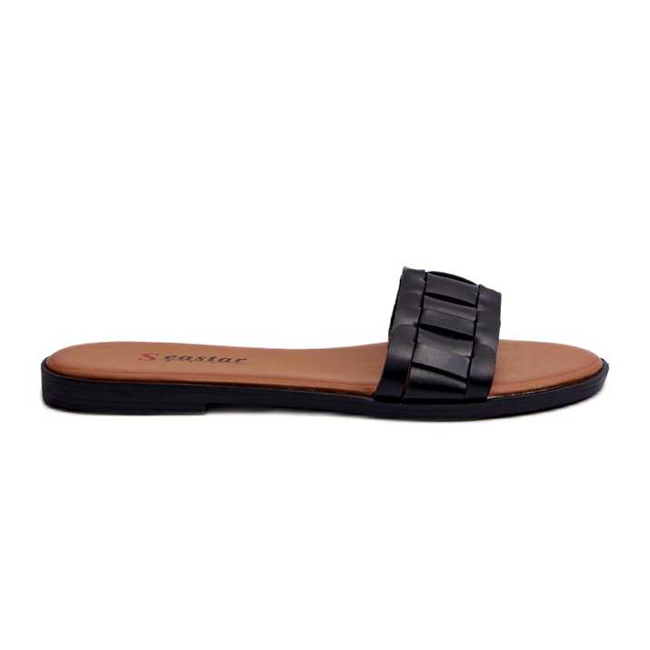 Seastar Naisten litteä -korkeita tossut musta