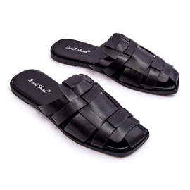 Naisten ekosilattia tossut mustat