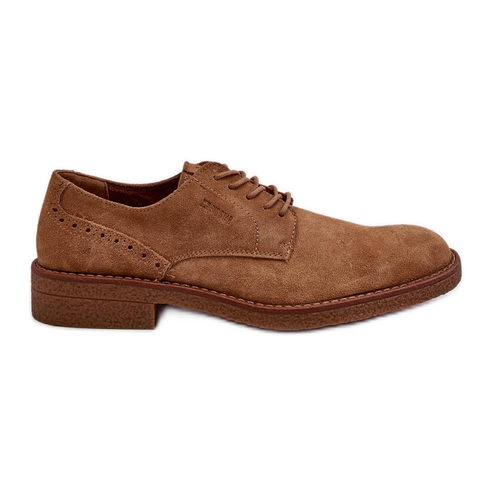 Suede miesten kengät Big Star NN174213 Camel ruskea
