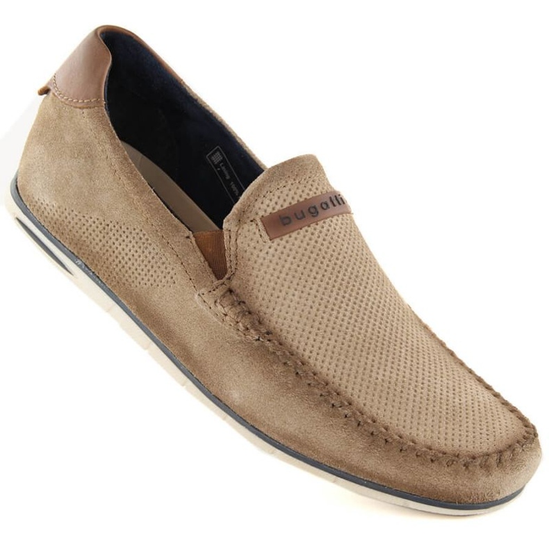 Bugatti M INT1998 beige mokkanahka kengät