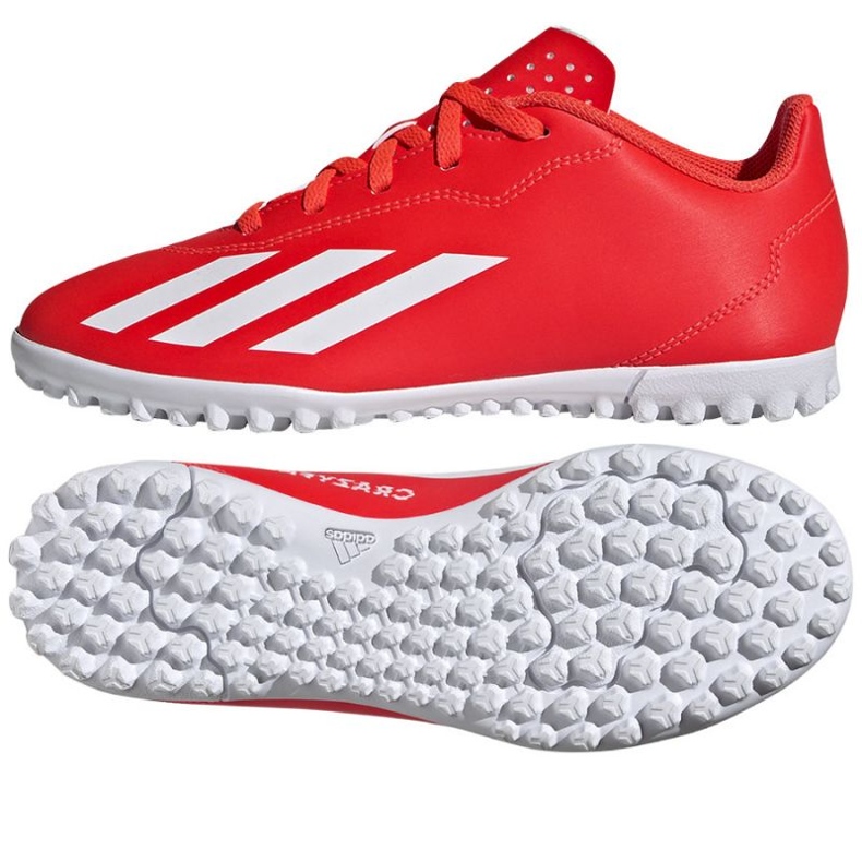 Adidas X Crazyfast Club Tf IF0708 jalkapallokengät punainen