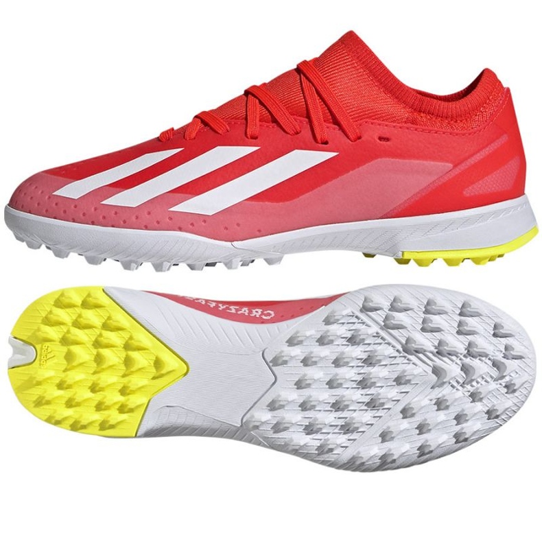 Adidas X Crazyfast League Tf Jr IF0679 jalkapallokengät punainen