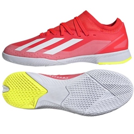 Adidas X Crazyfast League In Jr IF0684 jalkapallokengät punainen